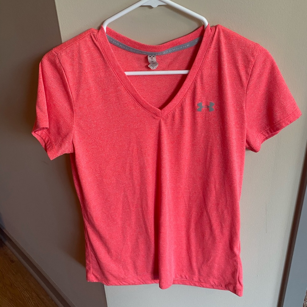 Orange Under Armor Top